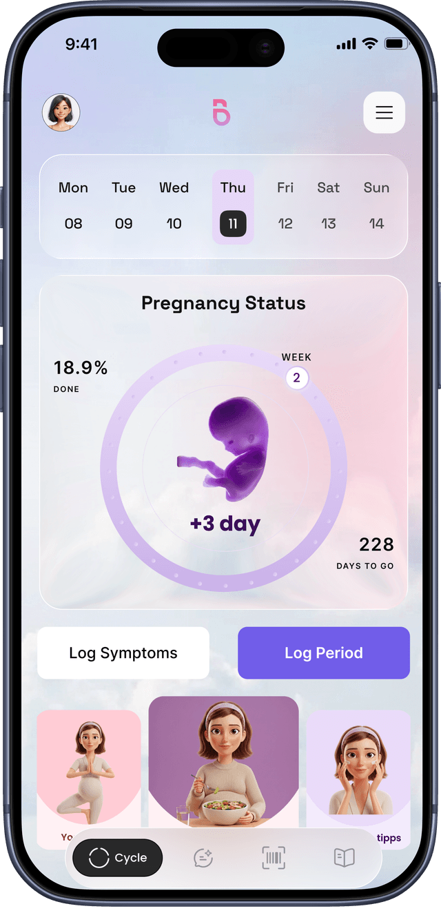 Bloom app screen 1